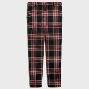 NWOT J.CREW STEWART TARTAN PLAID WINNIE PANTS, CHRISTMAS, SIZE 0
